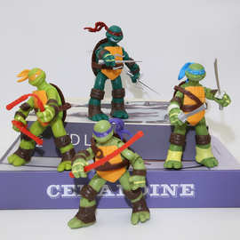 动漫4款忍者神龟大电影 拉斐尔公仔手办 可动人偶模型玩具