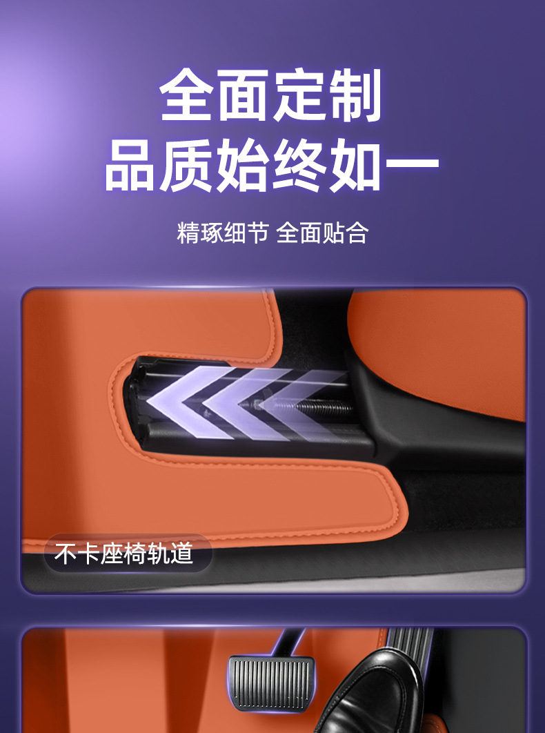 Suitable for Qiyuan Q07 Model Car, Waterproof and Dustproof Car Interior Accessories, Environmentally Friendly Double-Layer Floor Mats