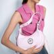 GROTTO Happy Italian Pleated Leather lunahobo Crescent Bag Commuter All-match Shoulder Crossbody Underarm Bag