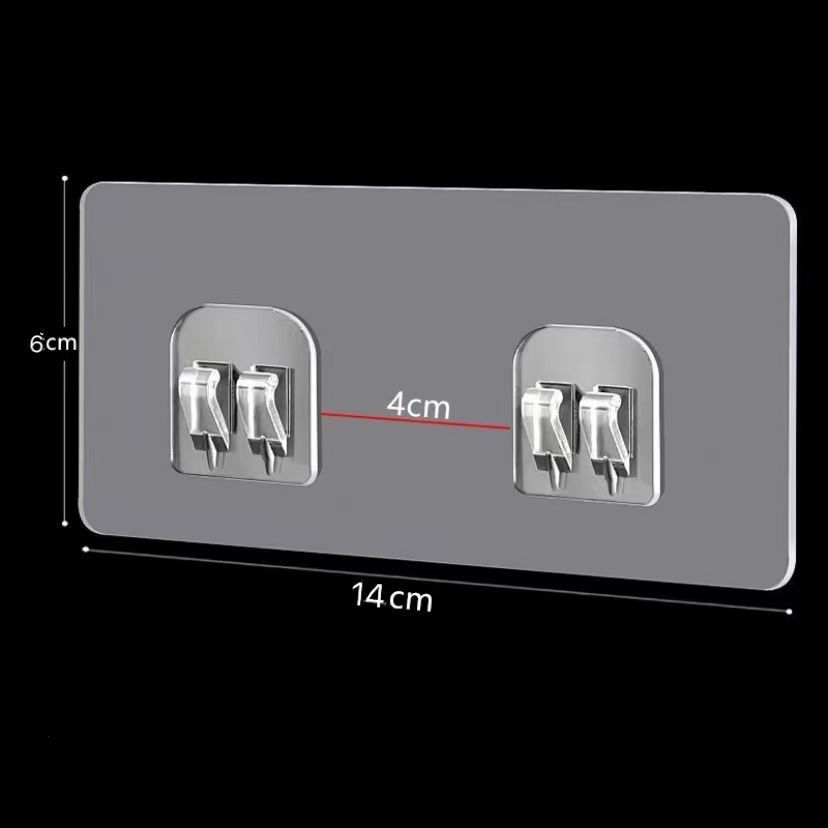 Venta directa de fábrica sin perforar estante del inodoro parche cepillado hebilla transparente hebilla sin costuras hebilla garra gancho Accesorios