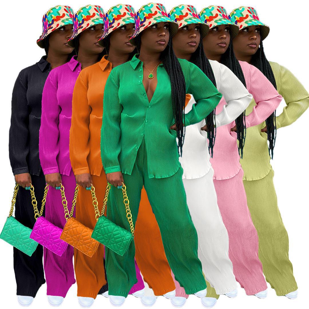 Women's Casual Solid Color Spandex Polyester Pants Sets display picture 6