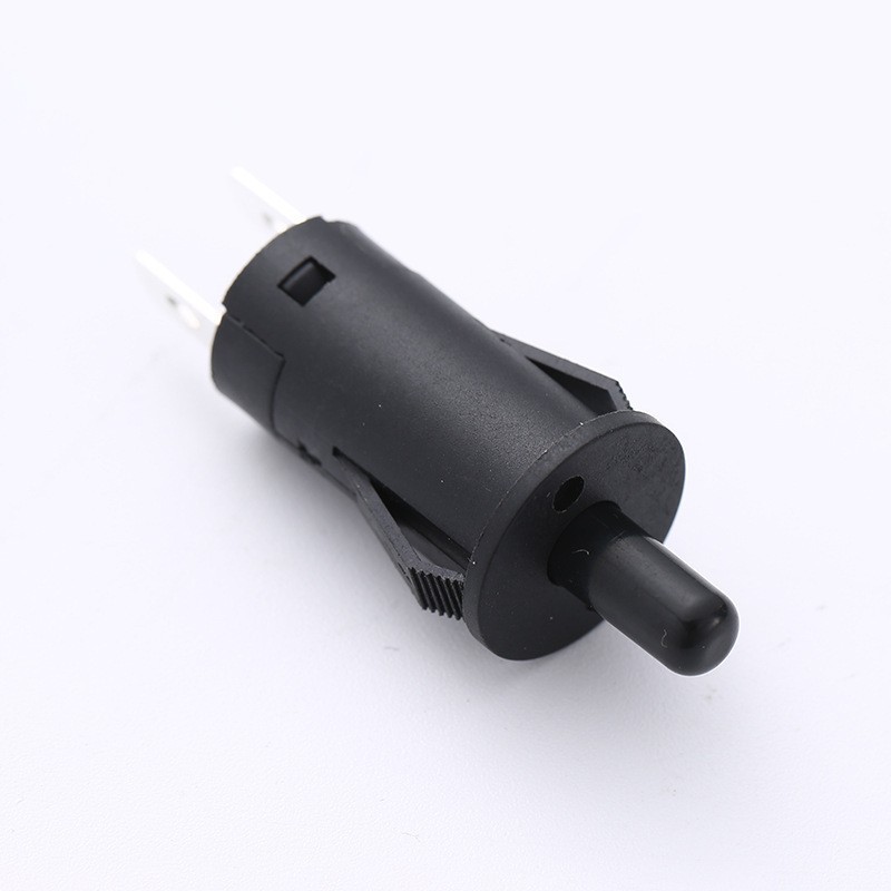 KA5消毒碗柜门控12MM按钮圆柱按通按断 冰箱消毒柜卡式门禁开关