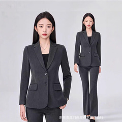 公务员面试正装套装女大学生高级教师穿搭职业气质工作服西装外套