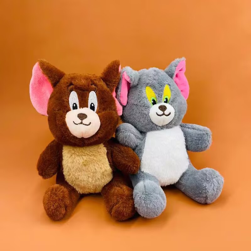 Small Size Street Stall Dolls Tom and Jerry Doll Machine Dolls 8inch 8inch Stuffed Toys Event Gifts