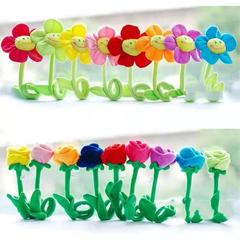 ぬいぐるみの漫画の布芸のシミュレーションの太陽の花のカーテンはバラの花のバレンタインデーの贈り物会社の活動の贈り物を掛けます。