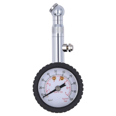 Hot sale High Precision Metal Air pressure gauge/tire pressure gauge - gl-1502a-100psi