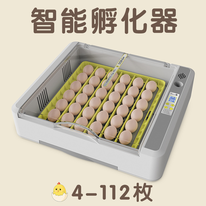 新款全自动智能孵化养殖设备孵化器小鸡孵蛋器4-112枚恒温