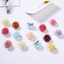 粉色系仿真花朵套装 DIY材料假花绢花簪花头饰学士帽粘花发夹