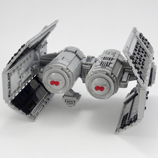 Cross-Border Building Blocks Moc: C4491 Armored Bomber Double Ion Engine Bomber 1644 Model Parts