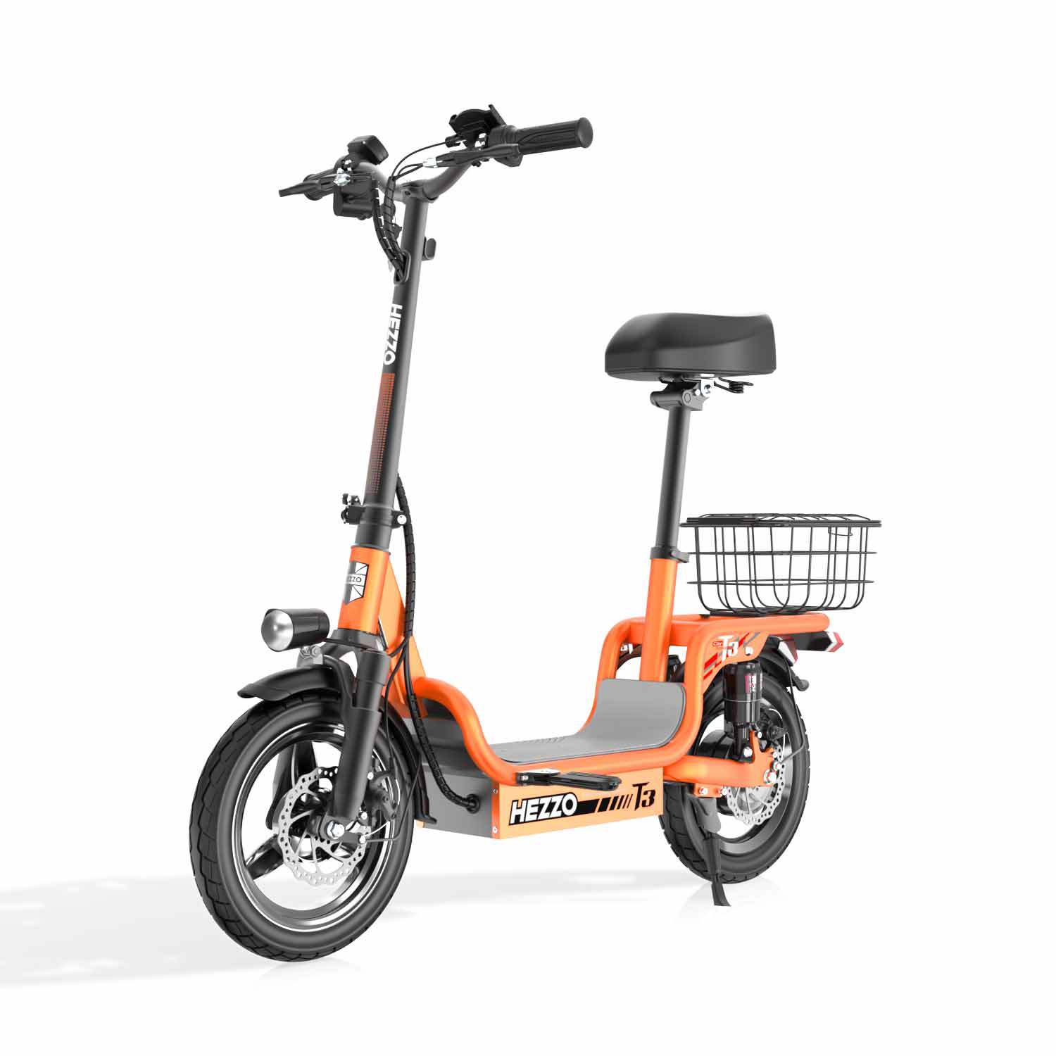 T3 Hezzo 電動自転車 48v15AH 長期耐久電気自動車ポータブル子供の子供のショッピングスクーター