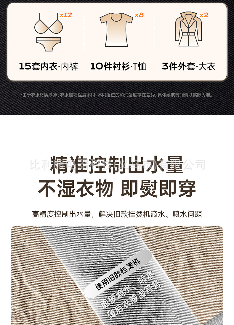 跨境新款手持挂烫机干湿两用电熨烫手持便携家用迷你大功率电熨斗