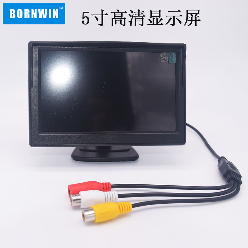 Hd 5inch Display Screen Ahd High-Definition Digital Dual-Video Input Display Screen Wide Voltage Vehicle-Mounted Monitor