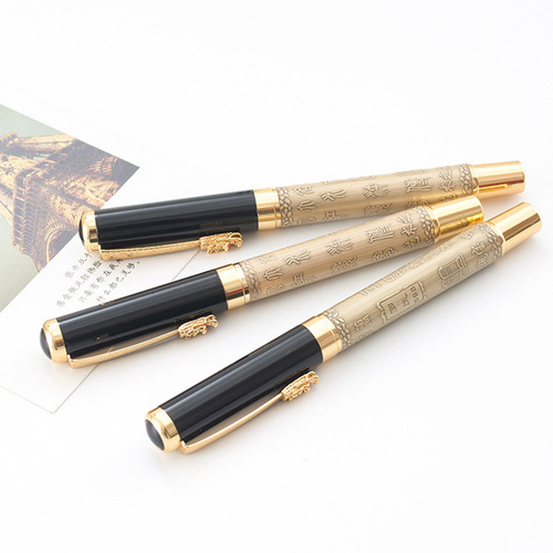 Faucet metal signature embossed ball pen creative retro advertising gift pen commemorative souvenir pen printing logo