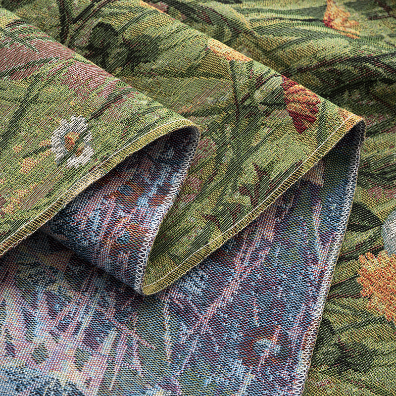 タンポポのテーブルクロスのポリエステル綿の色の織物のジャカードの布の厚い装飾の布の服のカーテンの生地のジャカードの布地の卸売り|undefined