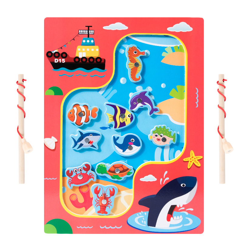 【블리스터 포장】 연못 낚시 게임 - 고래