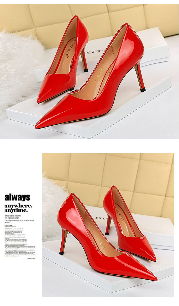 Dames lak high heels met puntige neus voor formele gelegenheid_voghion.com