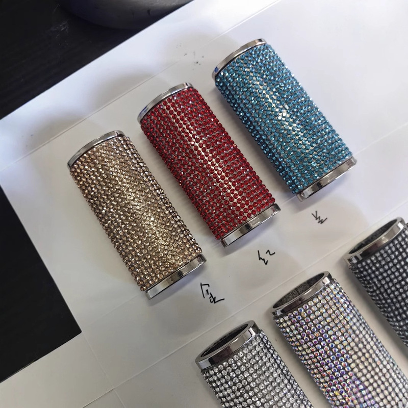 DOLPHIN DOLPHIN-906 Metal Full Diamond Bick Lighter Set with Bick J6 Movement
