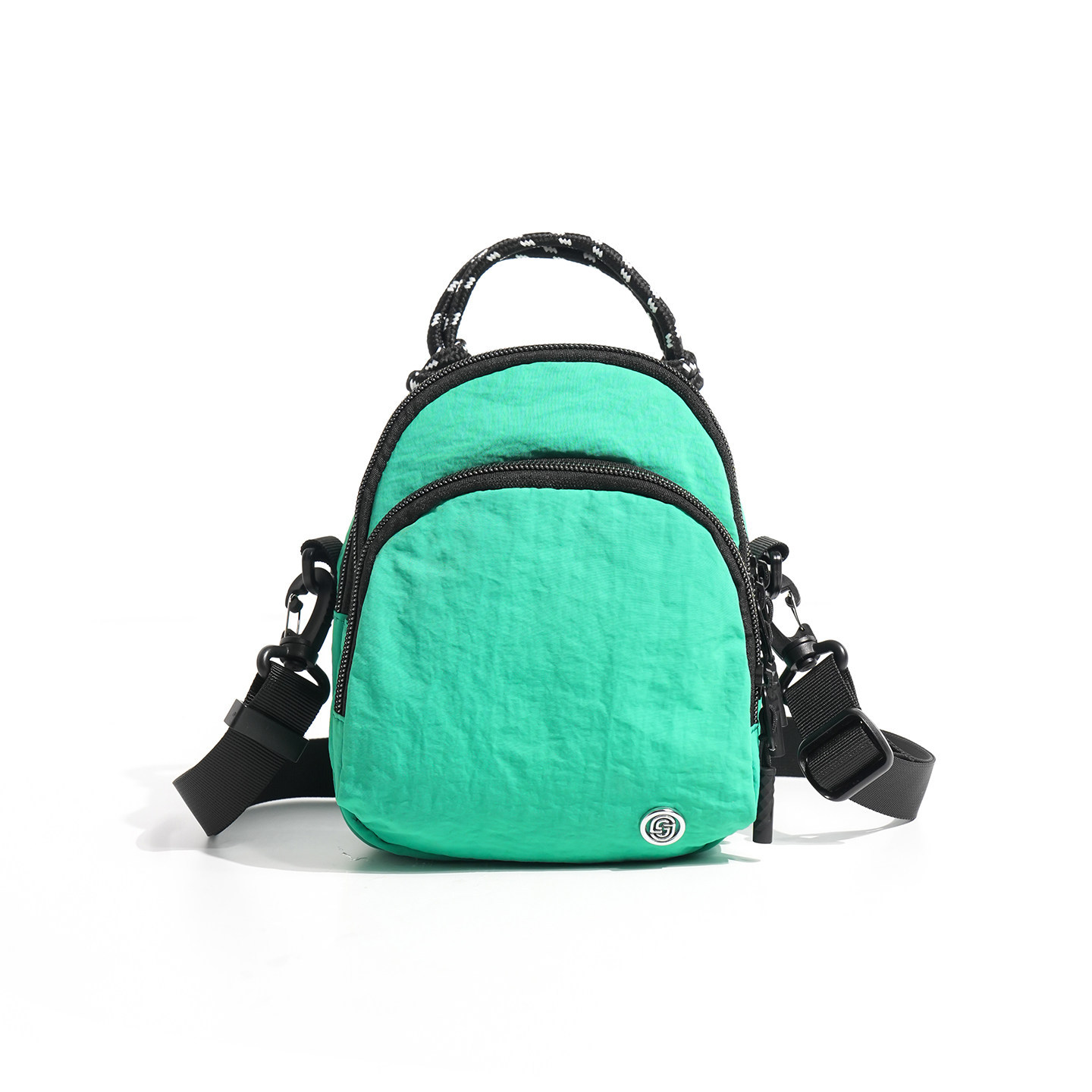Simple mochila ligera nueva moda 2026 bolsos al aire libre nicho de hombro con el mismo teléfono móvil de nylon para hombres y mujeres
