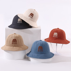 嬰兒帽子夏季寶寶遮陽帽春秋款可愛男女兒童漁夫帽嬰幼兒防曬帽