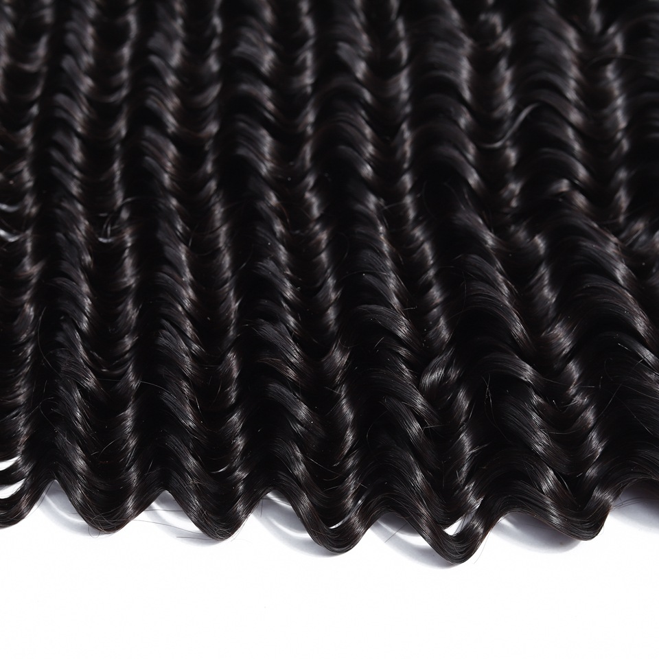 De fibra de vidrio de color natural cortina de pelo onda profunda moda del pelo humano cortina de pelo personalizado