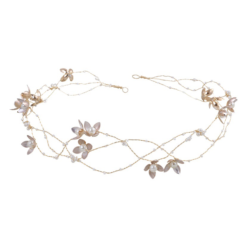 欧米の花嫁の頭飾り2023新型の結婚ヘアバンドの花のウェディングドレスのアクセサリーアマゾンの人気アクセサリーのカチューシャ