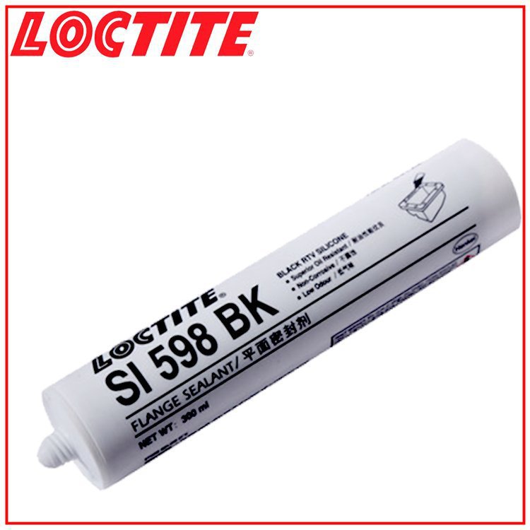 汉高乐泰 LOCTITE 硅橡胶 598 金属黑 300mL/筒 M00001381