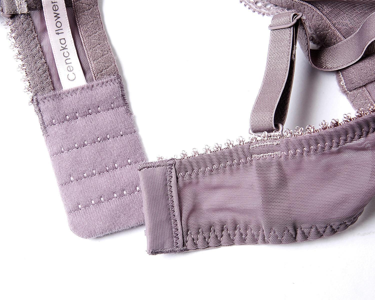 Nieuwe kanten kleine borstplooi inzetstuk pad dames 9227 bh set 16002_voghion.com