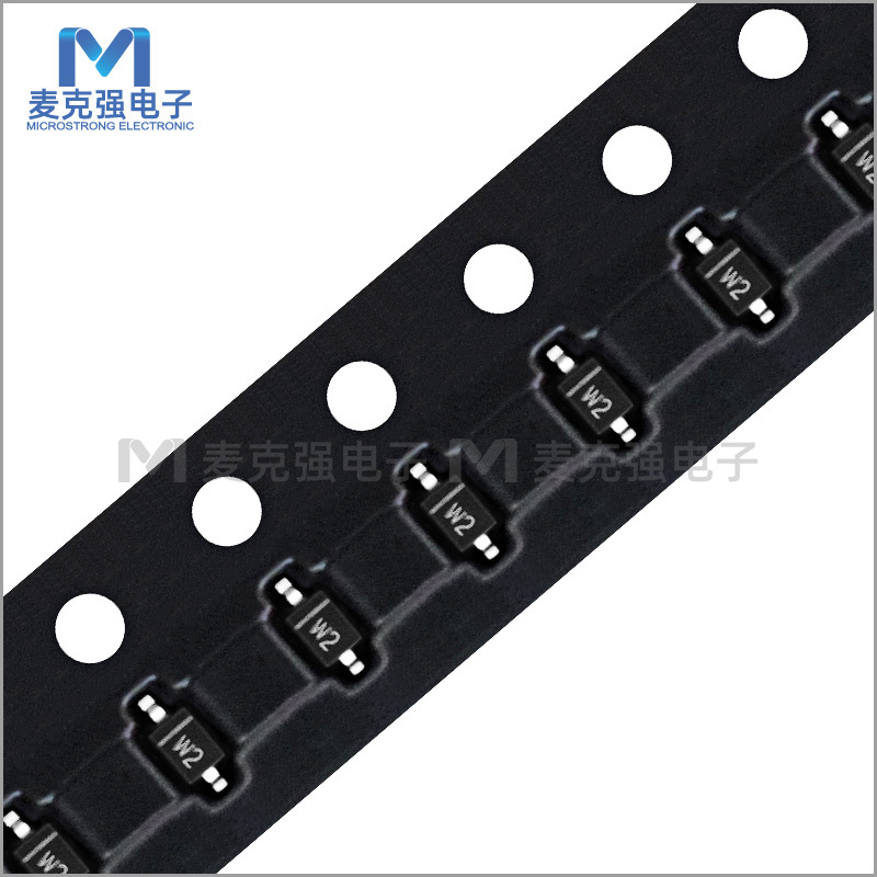 贴片稳压二极管BZT52C3V0S SOD-323 印W2 稳压管0.2W 3.0V ROHS