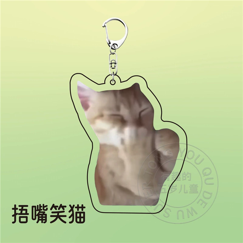 Acrylic cute keychain, backpack, pack, pendant for friend