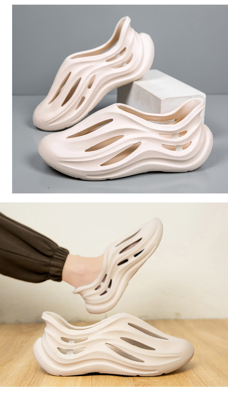 Men's Thick Soled Non Slip Beach Sandals Soft Sole Clogs_voghion.com