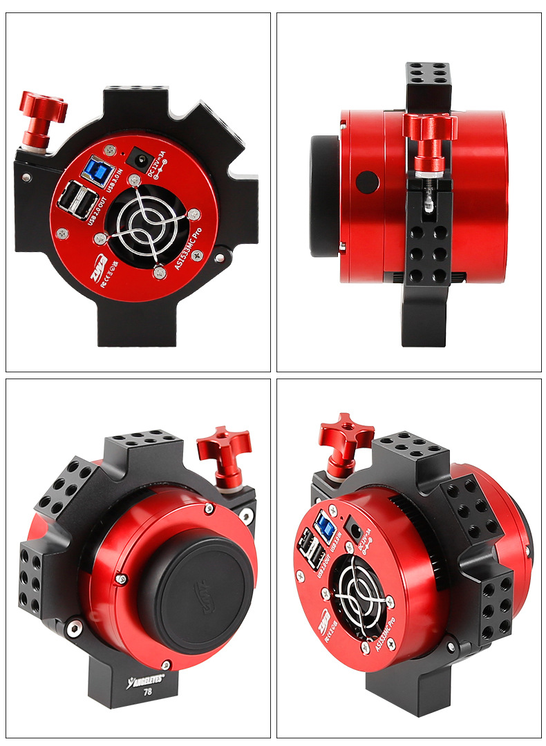 ANGELEYES 78 mm/80 mm/90 mm Ring für ZWO ASI ToupTek ATR gekühlte Kamera – Detail 4