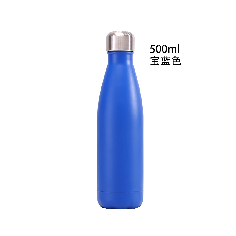 Lista de oro, botella termo de acero inoxidable simple y moderna de gran capacidad, taza termo de gran capacidad para bolos al aire libre de Amazon
