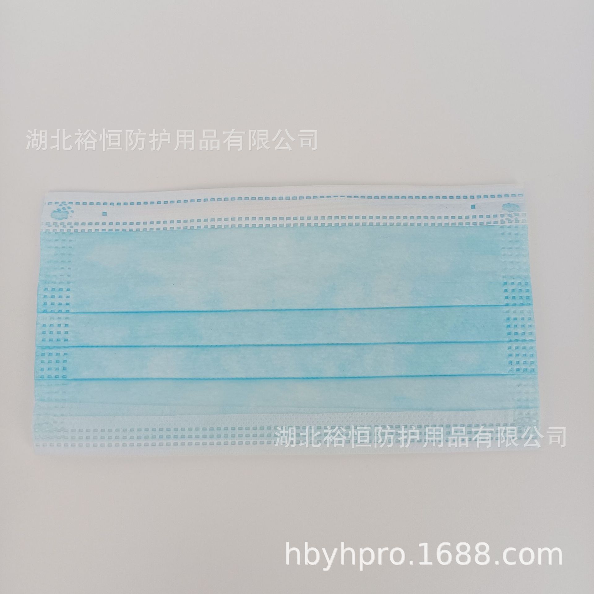 厂家现货一次性袋装口罩三层防护无纺布含熔喷布口罩蓝色口罩