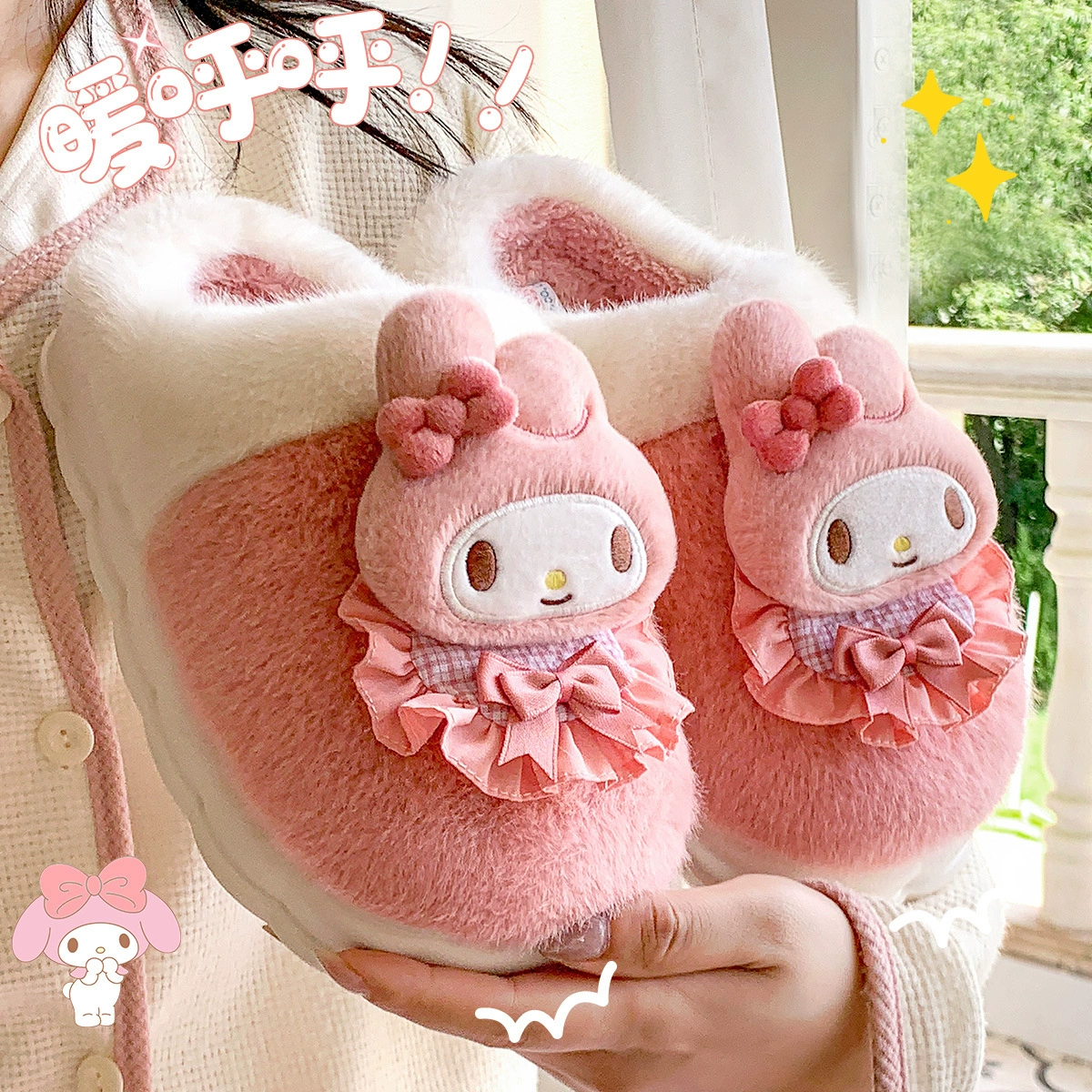 Hello Kitty, милые тапочки, демисезонная обувь на платформе для беременных