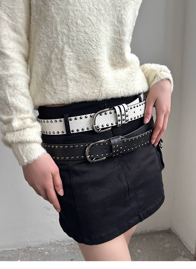 100g Weight Belt Classification 1 Piece Quantity Holiday, Street Occasion Pu Leather, Alloy Material Solid Color Pattern All Seasons Season Women's Gender Simple Style, Streetwear Style Simple Style Streetwear Solid Color Pu Leather Alloy Women's Leather Belts 8