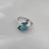Colorful agate gem peacock No. 3