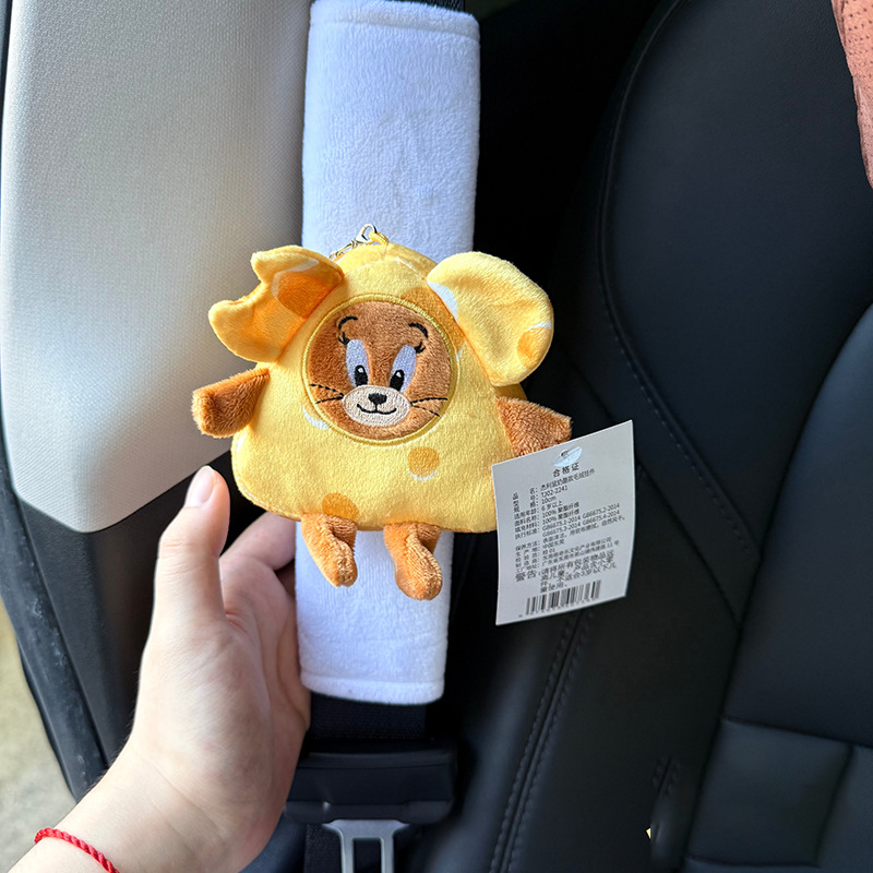 Protector de Hombro para Cinturón de Seguridad de Peluche para Auto