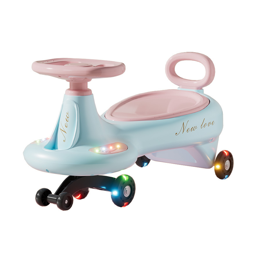 Nuevo coche de torsión para niños 1 - 8 años de edad para niños varones patinaje silencioso patinaje se puede sentar en cuatro ruedas