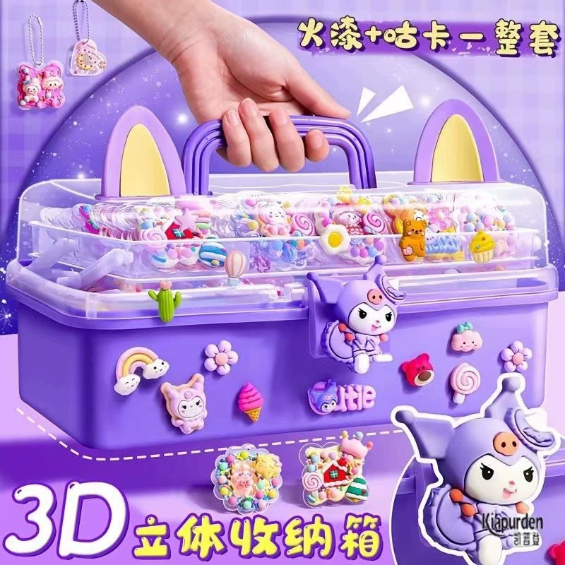 Крем-клей Guka, набор наклеек для девочек, игрушка, креативный подарок, детская награда, сувенир ручной работы, полный набор