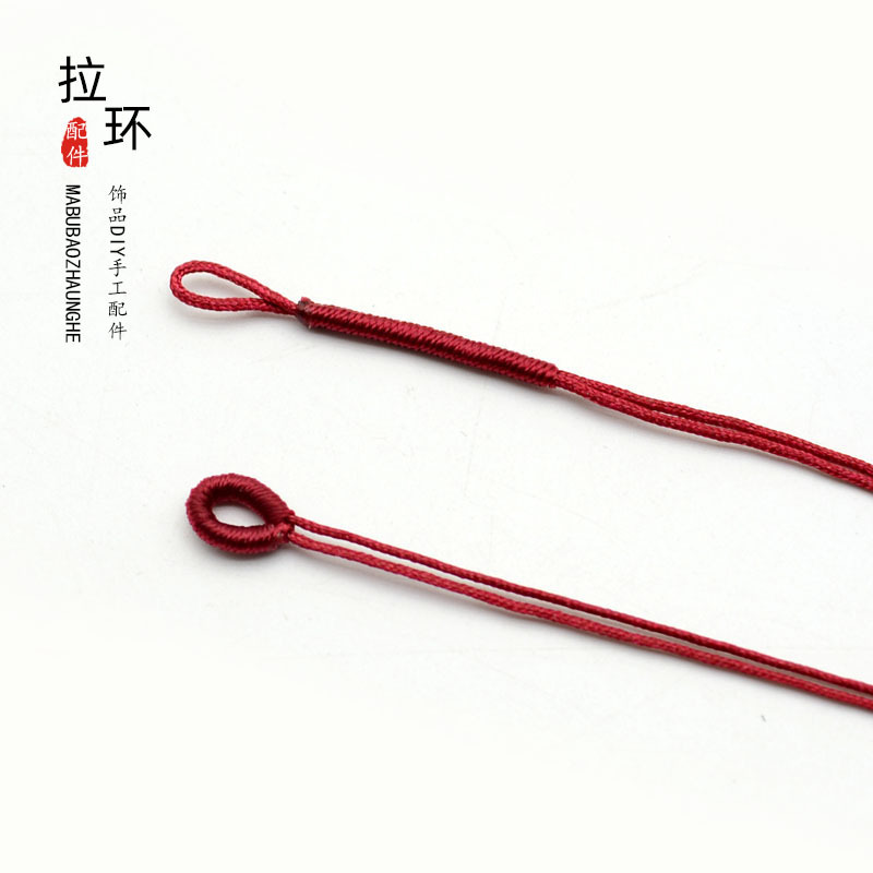 DIY Accessories Chinese Knot Coil Handmade Loop Ring Necklace Coil Making Tassel Hanging Ring Connecting Ring