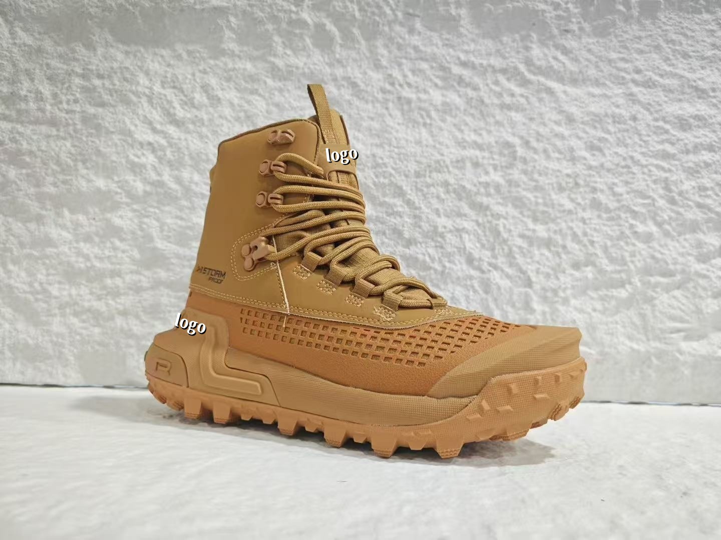 2025 nuevo hombre al aire libre caminando botas impermeables UA amortiguación desgaste antideslizante botas de caza zapatos papá