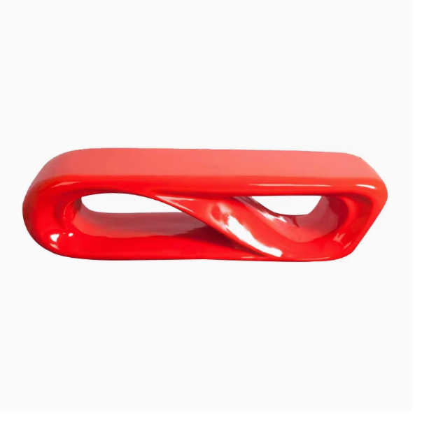 FRP banco banco asiento centro comercial asiento cuadrado asiento de ocio al aire libre parque creativo ocio práctico