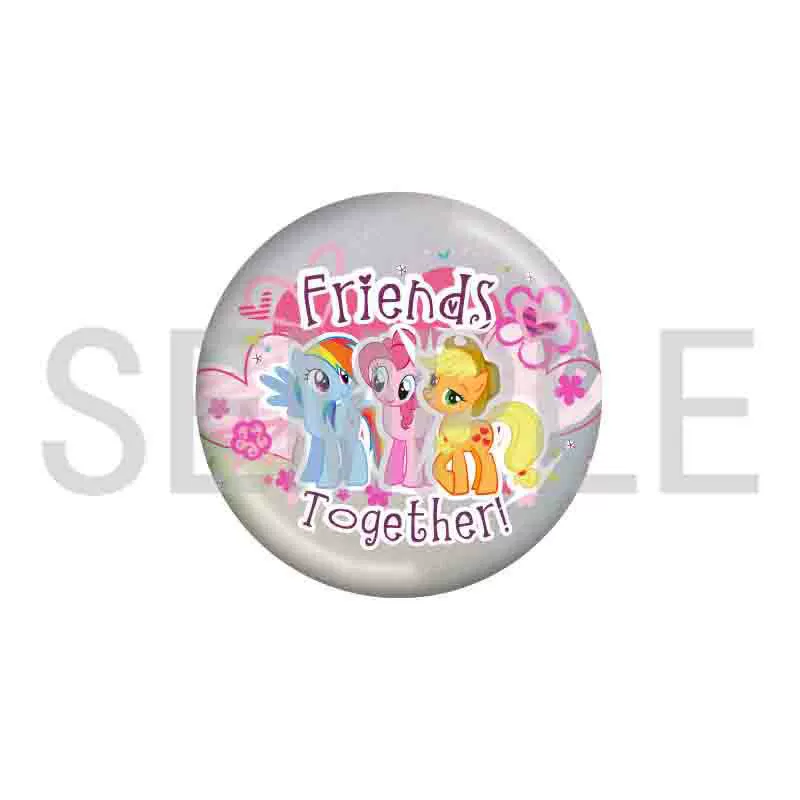 Старшая деталь Little Ma Bolly 75 Двойная вспышка Панель Значок Bad My Little Pony, Hyatt, Ziyue Yunbao Apple Jiaer