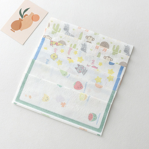 Disposable placemat waterproof and oil-proof baby tablecloth baby portable table mat tablecloth children's placemat dining table mat