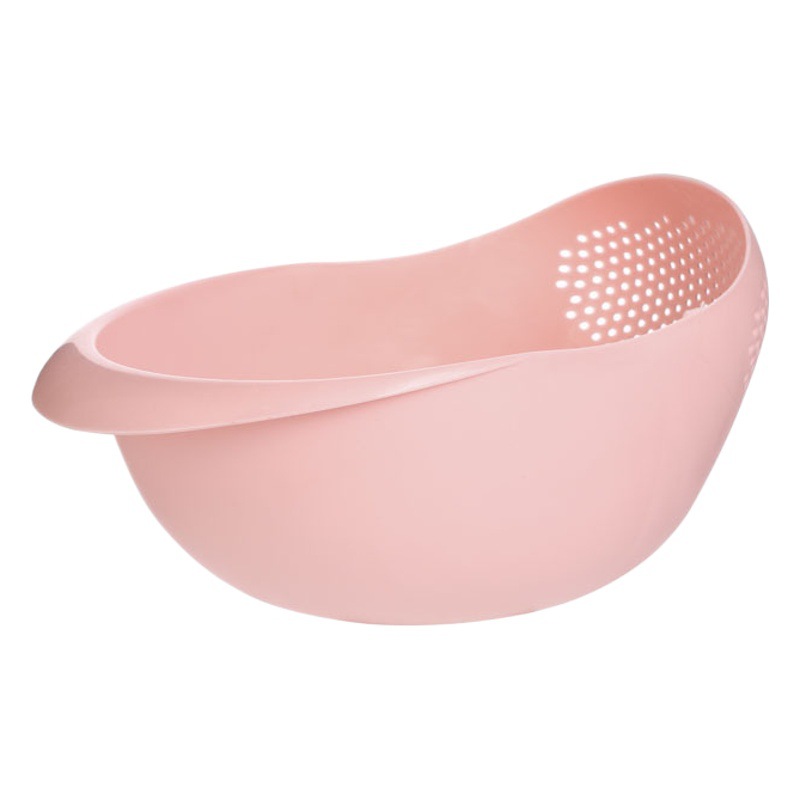 Cocina lavadora de arroz multifuncional cesta de verduras suministros perezosos drenaje tamiz de lavado de arroz agujero denso lavabo de arroz de plástico multiusos
