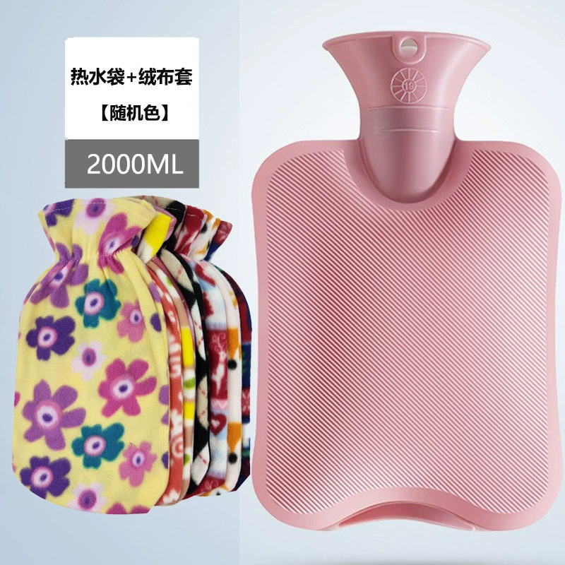 Plush keep warm water container, capacious hand warmer PVC