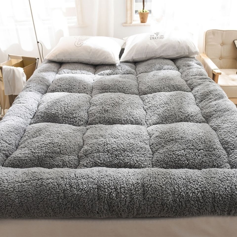 Autumn and winter thickening keep warm Sherpa mattress 1.5 rice 1.8m 2 m Single Double Mat Tatami mat