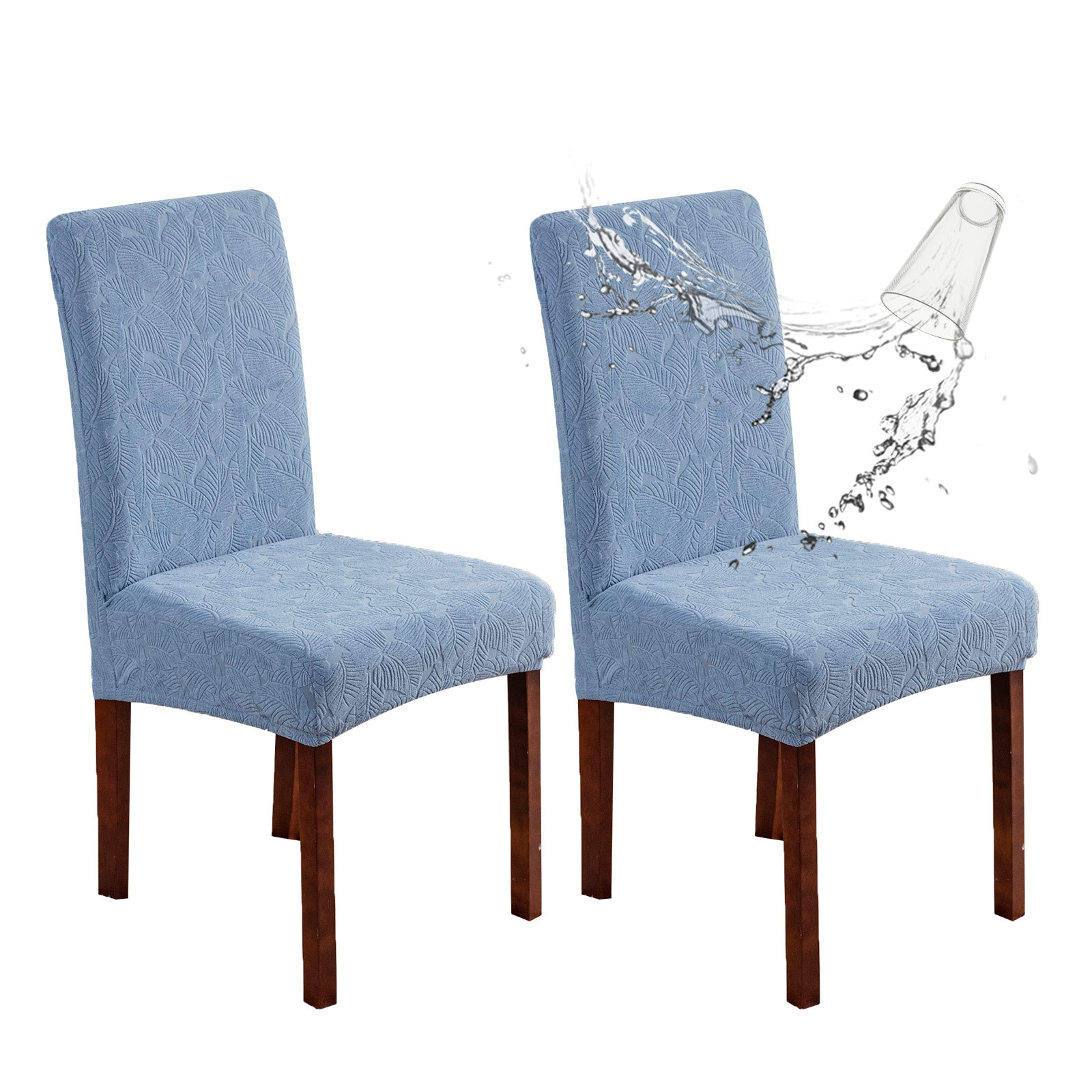 Funda para silla de bolsillo impermeable Funda para silla para el hogar Funda para silla jacquard impermeable Funda para silla impermeable