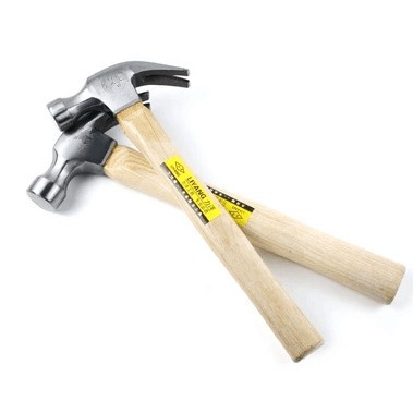 鲁林木柄锤子羊角锤木工专用铁锤工具家用一体特钢电工迷你小锤子