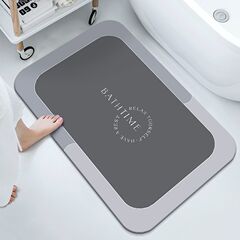 浴室硅藻泥地垫吸水速干卫生间脚垫厕所防滑易清洗地垫现货代发